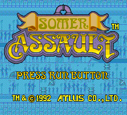Somer Assault Title Screen